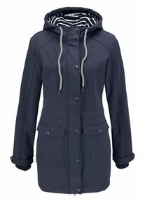 Polarino, Damen Softshellparka, Dunkelblau