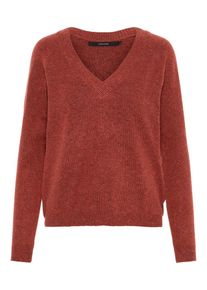 Véro Moda VERO MODA, Damen Pullover, Rostrot