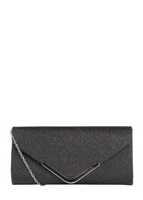 Tamaris, Damen Clutch 'BRIANNA', Schwarz / Silber