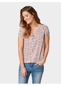 Tom Tailor, Damen Blusen-Shirt, Rosa