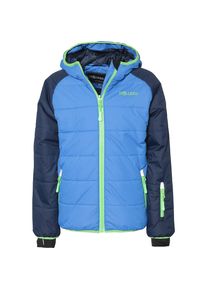 Trollkids, Jacke 'HAFJELL', Himmelblau / Dunkelblau / Neongrün / Schwarz / Weiß