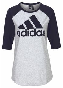 adidas Performance, Damen Shirt 'W SOLIDT-SHIRT LGT', Navy / Hellgrau