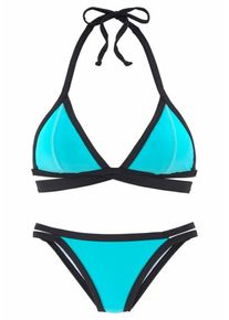 Bench, Damen Triangel-Bikini, Türkis / Schwarz