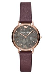 Emporio Armani, Damen Uhr 'AR11172', Rosegold / Grau / Beere
