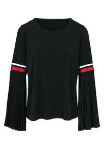 Heine, Damen Rundhalsshirt, Schwarz