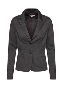 comma, Damen Blazer 'Fischgrat-Blazer', Grau