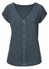 Lascana, Damen Shirt, Taubenblau