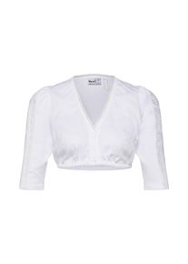 Marjo, Damen Dirndlbluse 'Bärbel-Sophie', Weiß