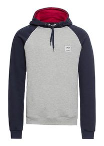 Iriedaily, Herren Sweatshirt 'Rugged Hoody', Navy / Graumeliert