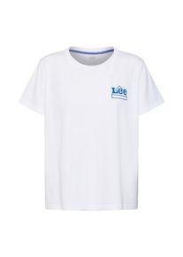 Lee, Damen T-Shirt, Wei&szlig;