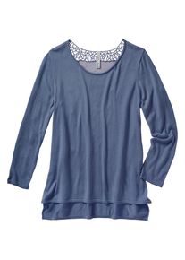 sheego Trend, Damen Pullover, Blau
