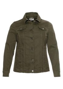 sheego, Damen Kurzjacke, Khaki