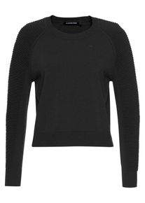 G-Star Raw, Damen Rundhalspullover 'Suzaki', Schwarz