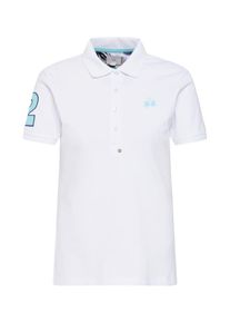 La Martina, Damen Shirt 'WOMAN POLO PIQUET STRETCH', Wei&szlig;