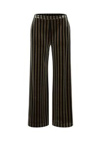 MOSS COPENHAGEN, Damen Hose 'Rasmine', Gold / Schwarz