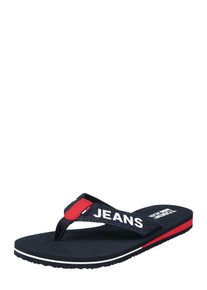 Tommy Jeans, Damen Slipper 'SEA 23D', Navy / Rot / Weiß