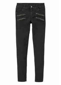 Buffalo, M&auml;dchen Stretch-Jeans, Schwarz