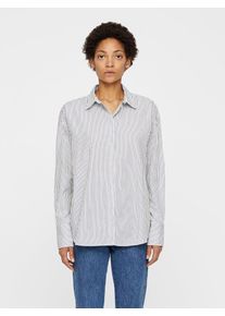 J. Lindeberg J.Lindeberg, Damen 'Nicole Poplin Stripe' Hemd, Schwarz / Wei&szlig;