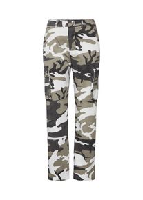 Missguided, Damen Hosen, Grau / Oliv / Weiß