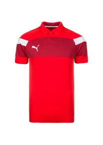 Puma, Herren Poloshirt 'Spirit II', Rot / Wei&szlig;