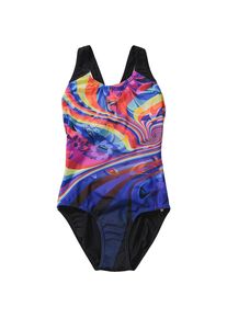 Speedo, Mädchen Badeanzug, Blau / Mischfarben / Schwarz