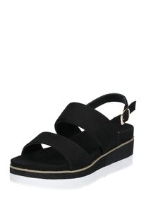 Bullboxer, Damen Plateausandalette, Schwarz