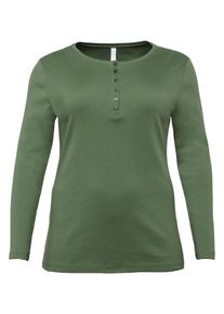 sheego Casual, Damen Shirt, Khaki