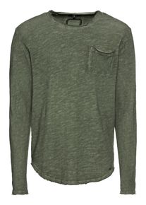 tigha, Herren Langarmshirt 'Chibs P.', Khaki
