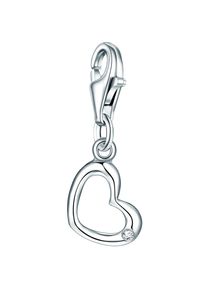 Rafaela Donata, Damen Charm Herz, Silber