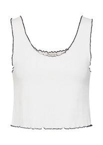 Review, Damen Top 'CROPPED TANK', Offwhite