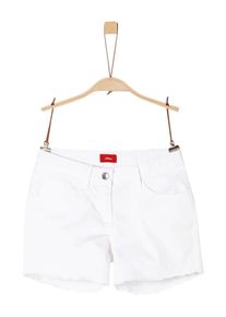 s.Oliver Junior, M&auml;dchen Shorts, Wei&szlig;