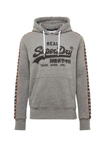 Superdry, Herren Sweatshirt, Graumeliert / Schwarz