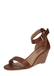 Call it Spring, Damen Wedge-Sandale 'ABAUSSA', Cognac
