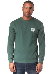 DC Shoes, Herren Sweatshirt 'Rebel Crew Bloc', Tanne