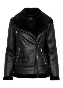 Véro Moda VERO MODA, Damen Jacke 'Shearling', Schwarz