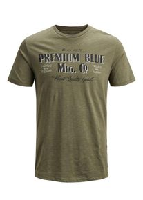 Jack & Jones JACK & JONES, Herren T-Shirt, Anthrazit / Hellgrau / Oliv