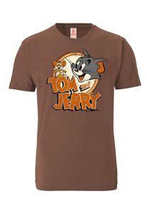 logoshirt, Herren T-Shirt 'Tom & Jerry', Braun