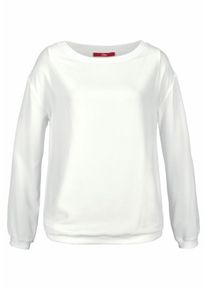 s.Oliver RED LABEL, Damen Sweatshirt, Creme