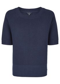 Daniel Hechter, Damen Pullover, Nachtblau / Neonorange