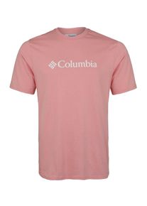 Columbia, Herren T-Shirt mit Logo-Print, Rosa