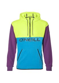 O`Neill O'NEILL, Herren Sport-Pullover 'PM 1/4 ZIP HYBRID FLEECE', Blau / Gelb / Lila
