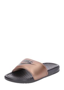 Nike Sportswear, Damen Slipper 'Benassi Just Do It', Bronze / Anthrazit