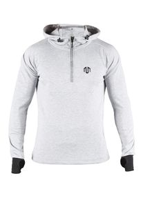 MOROTAI, Herren Kapuzenpullover 'Neotech Zip', Grau