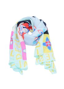 Desigual, Damen Tuch 'Stone Garden', Azur / Royalblau / Gelb / Lila