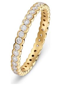 Christ, Damen Ring '87568491', Gold / Transparent