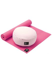 YOGISTAR.COM, Herren Yoga-set Starter Edition - Meditation, Pink / Rosa
