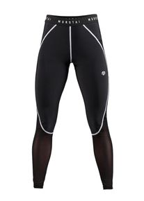 MOROTAI, Damen Sport-Leggings 'Performance Dual', Schwarz / Wei&szlig;