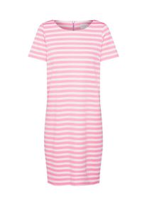 Vila, Damen Jerseykleid 'Tinny New', Pink / Weiß