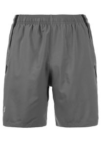 Under Armour, Herren Shorts 'Launch 7 inch', Grau / Schwarz