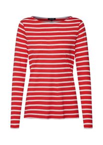 More & More MORE & MORE, Damen Shirt 'Striped Active', Rot / Weiß